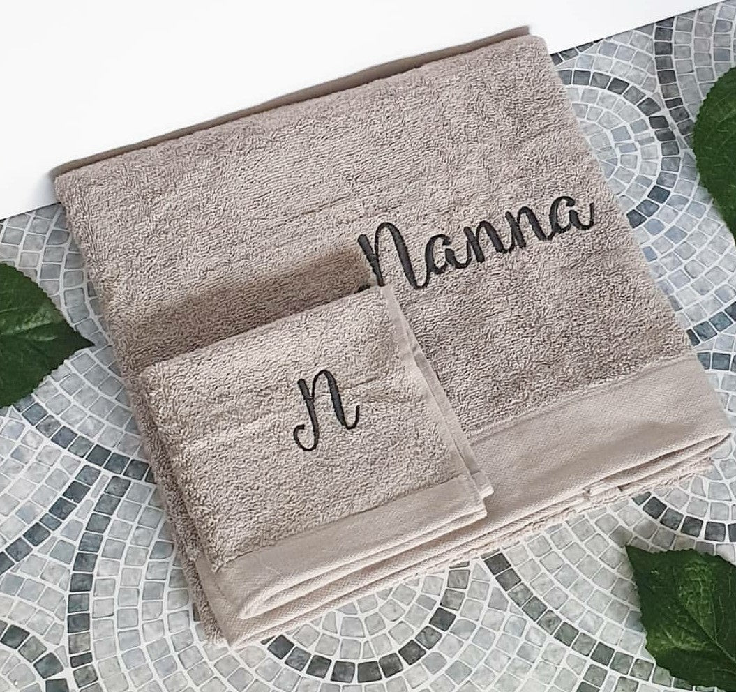 Towel with Embroidery