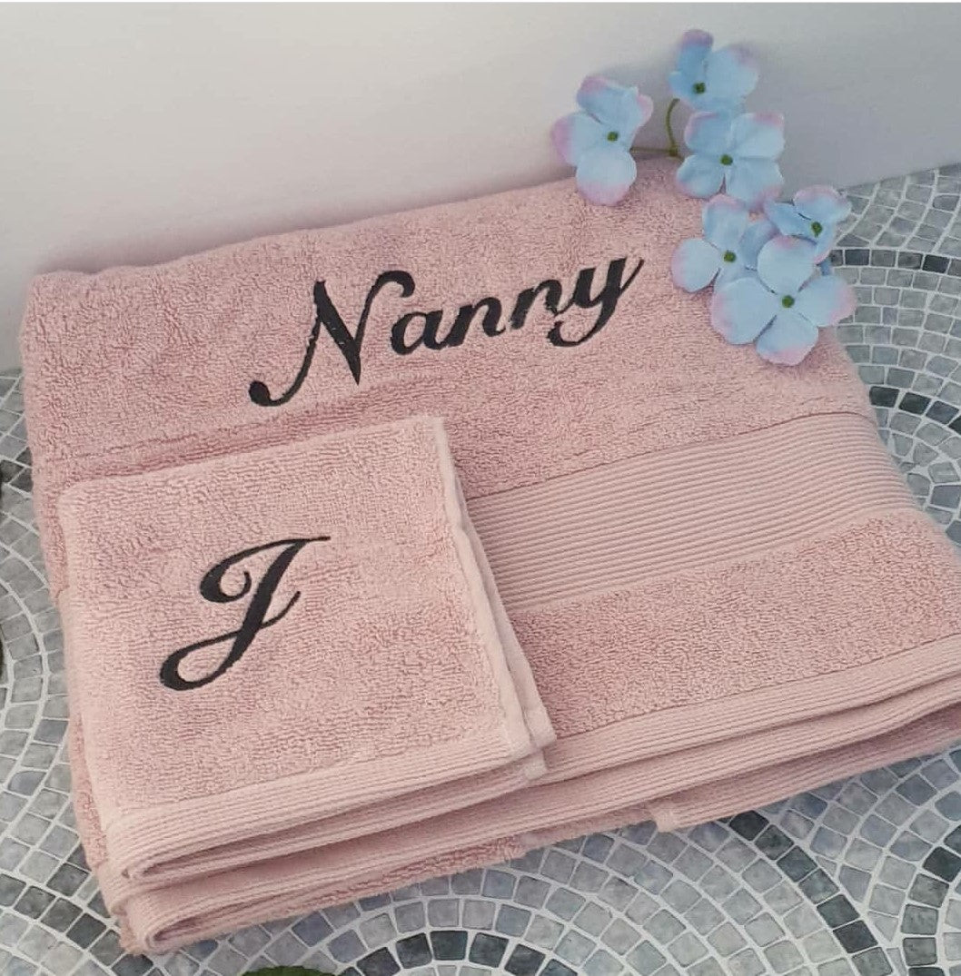 Towel with Embroidery