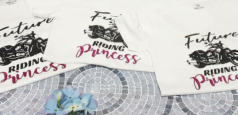 Kids Tshirt - 'future riding princess'