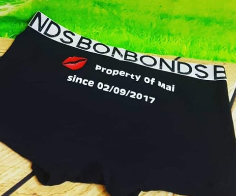 Underwear - 'property of'