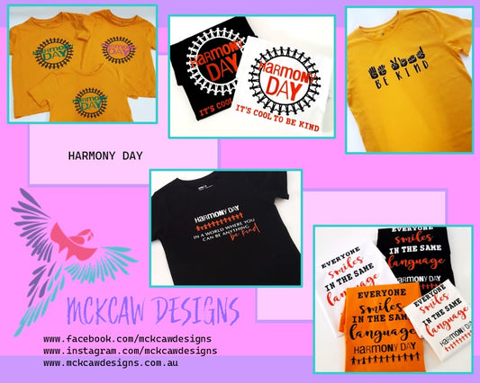 Tshirt - 'harmony day'